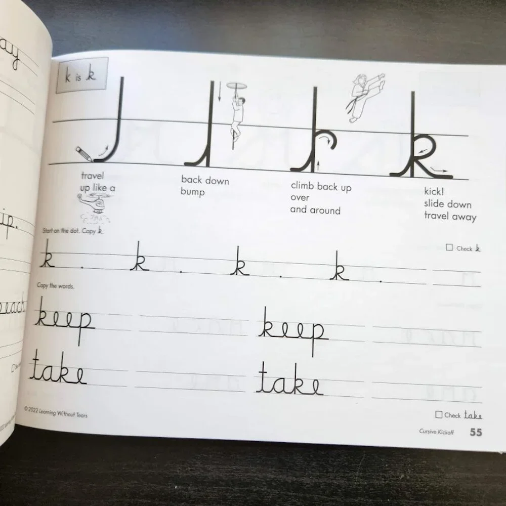 NEW Handwriting Without Tears Cursive Kickoff Student Workbook Writing English B